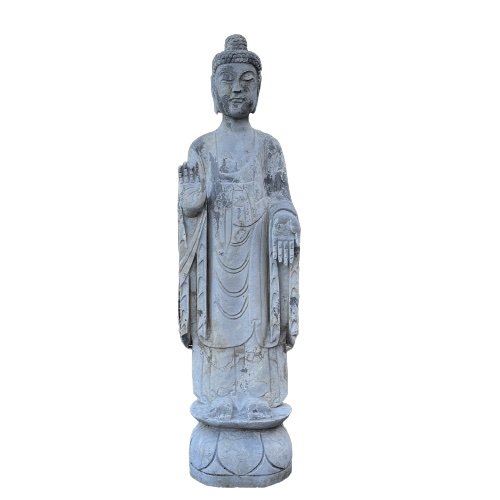 Buddha Figur Garten Statue (100cm) Tibet - Schutzgeste