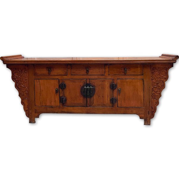 Chinesisches Sideboard (215cm) Ulmenholz Kommode