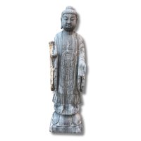 Buddha Figur Garten 92cm groß aus Naturstein