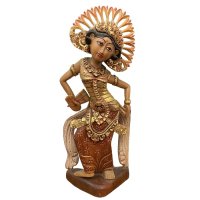 Tempeltänzerin Holz Figur (53cm) Thailand Wächterin