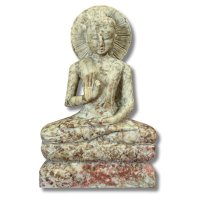 Marmor Buddha Figur lehrende Geste - Nepal