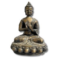 Buddha Figur Bronze Dharmachakra Mudra 27cm