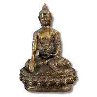 Buddha Figur Bronze Tibet China 20cm groß