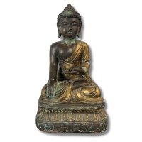 Buddha Figur Bronze Skulptur Tibet/China 47cm groß