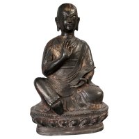 Buddhistische Lama Bronze Figur (31cm) Guru