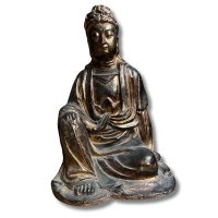 Kwan-Yin Buddha Figur aus Pappmache