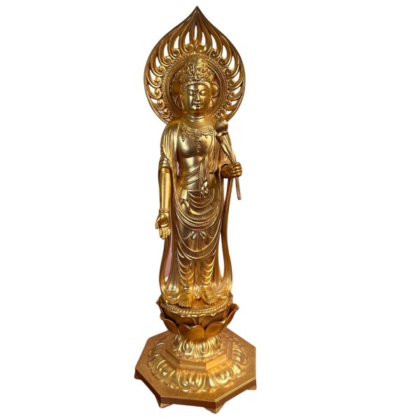 Gold Buddha Figur Gusseisen Taiwan