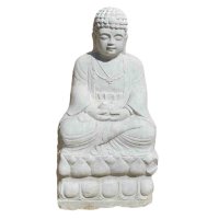 Amitabha Buddha (101cm) Statue aus Marmorstein