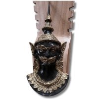 Thailändischer Yak Tempelwächter Kopf Bronze Maske