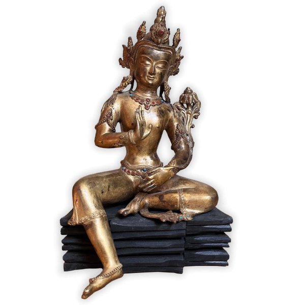 Buddha Figur Bronze Avalokiteshvara Lokeshwor