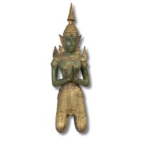 Tempelwächter Thailand Teppanom Bronze Figur 54cm
